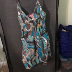 Spaghetti strap mini dress